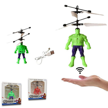 Flying Superhero Toy with Light – Hand-Controlled Flying Fun for Kids