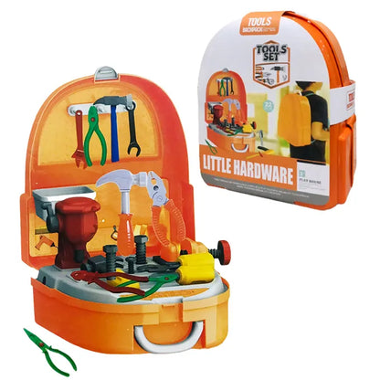 Junior Mechanic Bag with Colourful Tools Playset