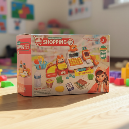 Cash Register Shopping Playset – Fun Supermarket Role