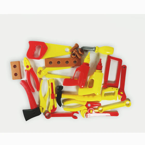 Junior Mechanic Toolkit with Colorful tools Playset
