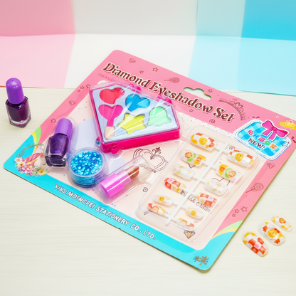Kids Makeup & Nail Art Set