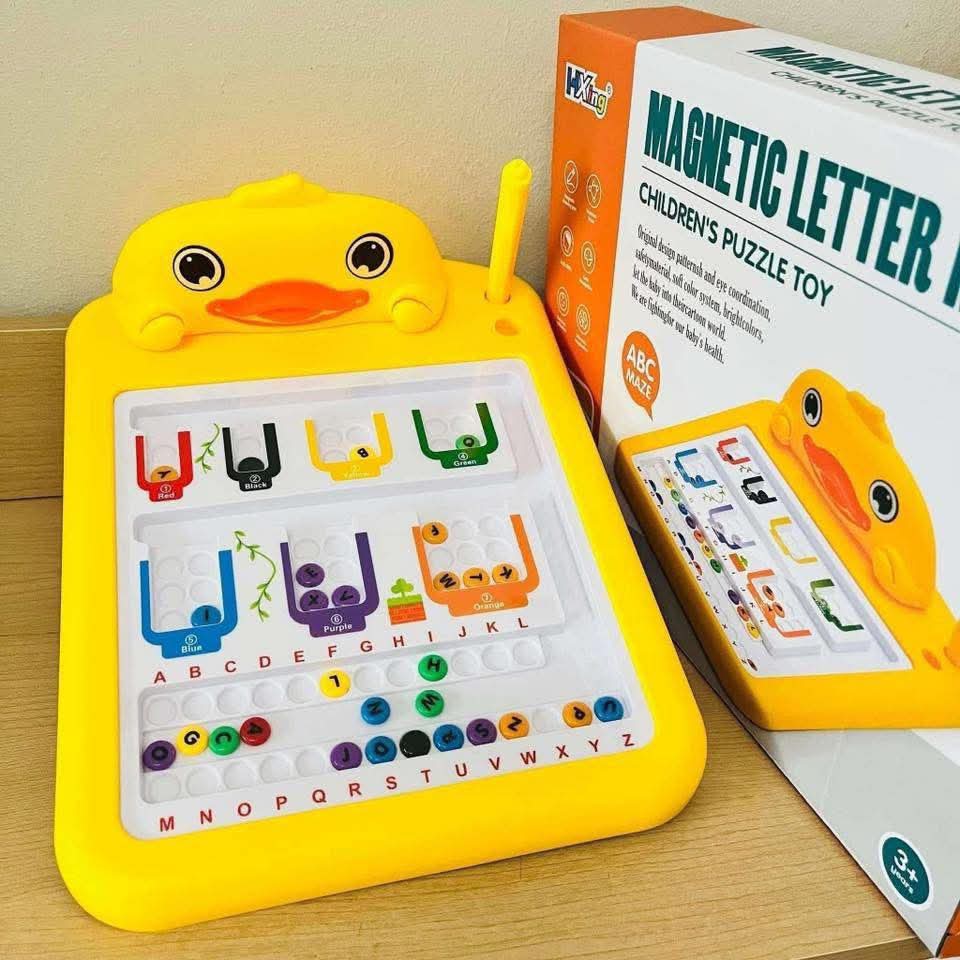 Magnetic Letter Maze – Duck Design ABC Puzzle Toy