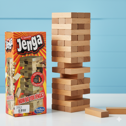Jenga Classic Tower Game (48 Pieces)