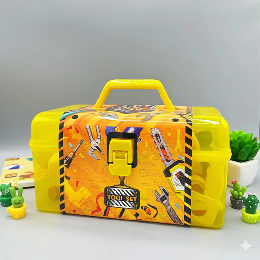 Junior Mechanic Toolkit with Colorful tools Playset
