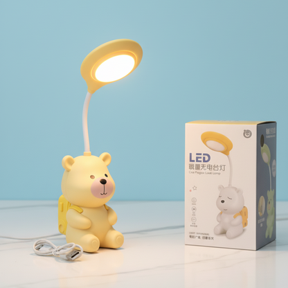 Cute Pooh Bear LED Study Lamp for Kids