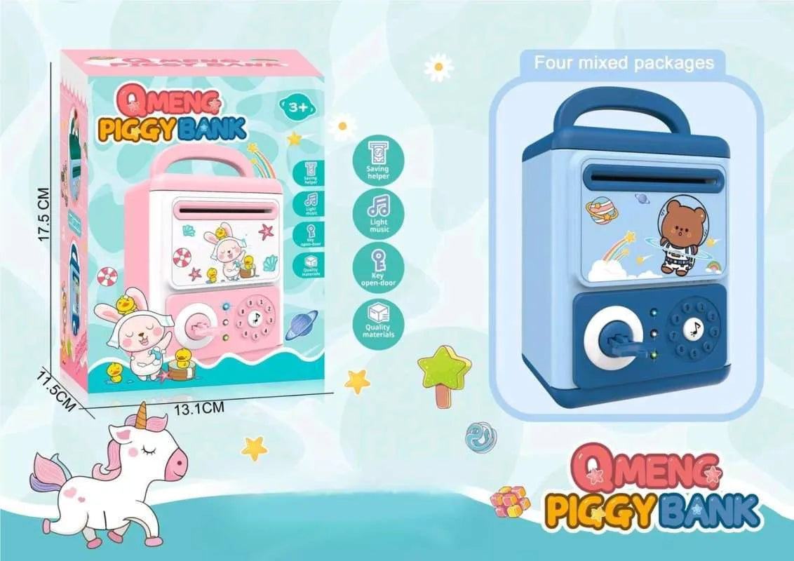 Kids Mini Bank Piggy Bank – Fun Way to Learn Saving