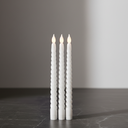 LED Tapered Candle – Battery Operated (set of 3)