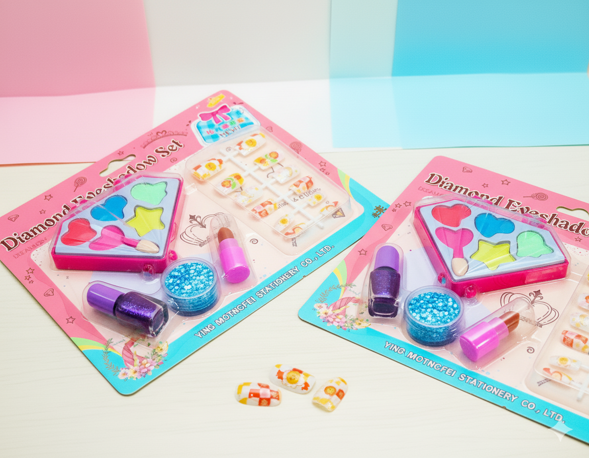 Kids Makeup & Nail Art Set