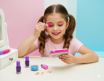 Kids Makeup & Nail Art Set