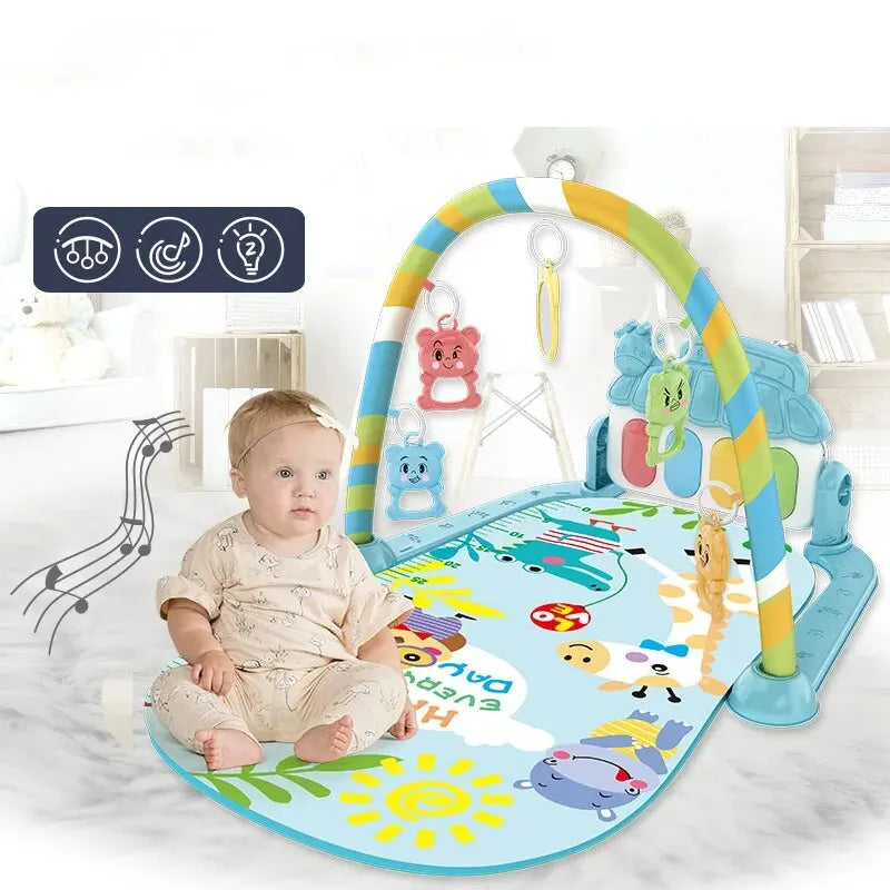 Children’s Pedal Piano Mat – Early Learning Musical Play Gym