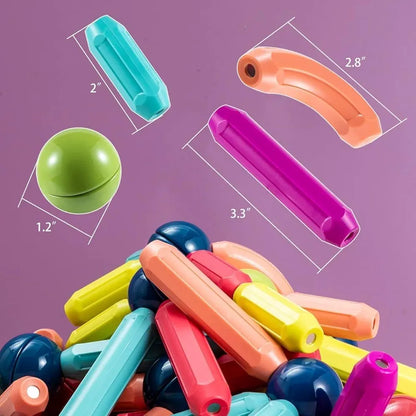 Magnetic Sticks Building Blocks Set | Creative STEM Construction Toy