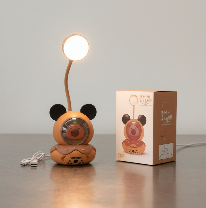 Cute Bear Rechargeable LED Table Lamp for Kids