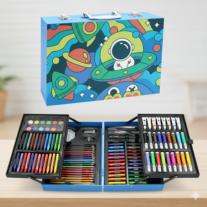 135-Piece Space-Themed Drawing & Art Set – Complete Creative Kit