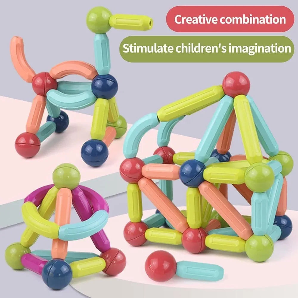Magnetic Sticks Building Blocks Set | Creative STEM Construction Toy