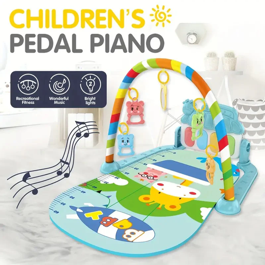 Children’s Pedal Piano Mat – Early Learning Musical Play Gym
