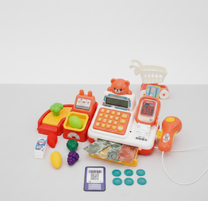 Cash Register Shopping Playset – Fun Supermarket Role
