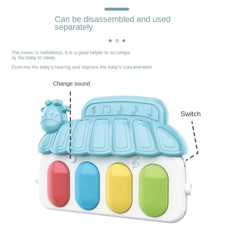 Children’s Pedal Piano Mat – Early Learning Musical Play Gym