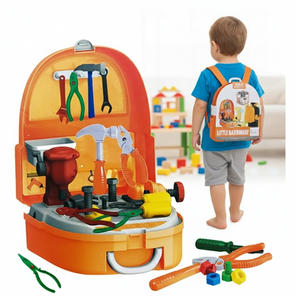 Junior Mechanic Bag with Colourful Tools Playset
