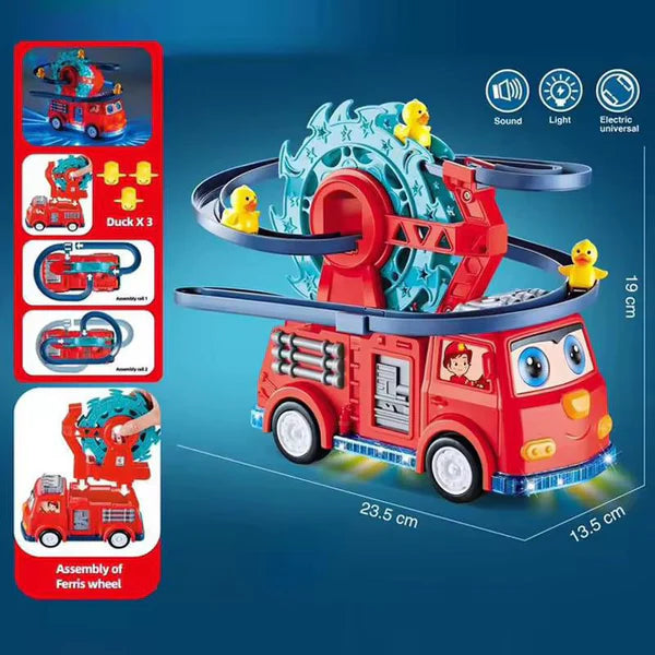 Fire Rail Car Duck Swivel Slide