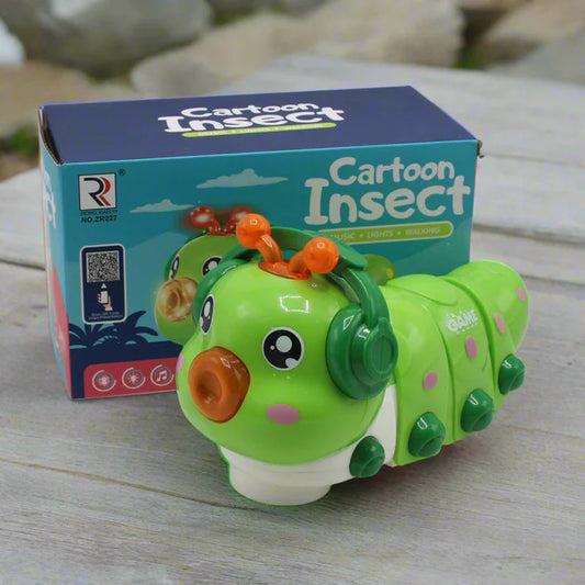 Insect Themed Musical Cartoon Toy with Light & Sound